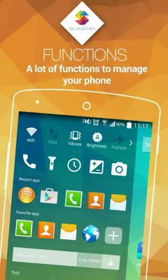 Launcher S6 android App screenshot 1